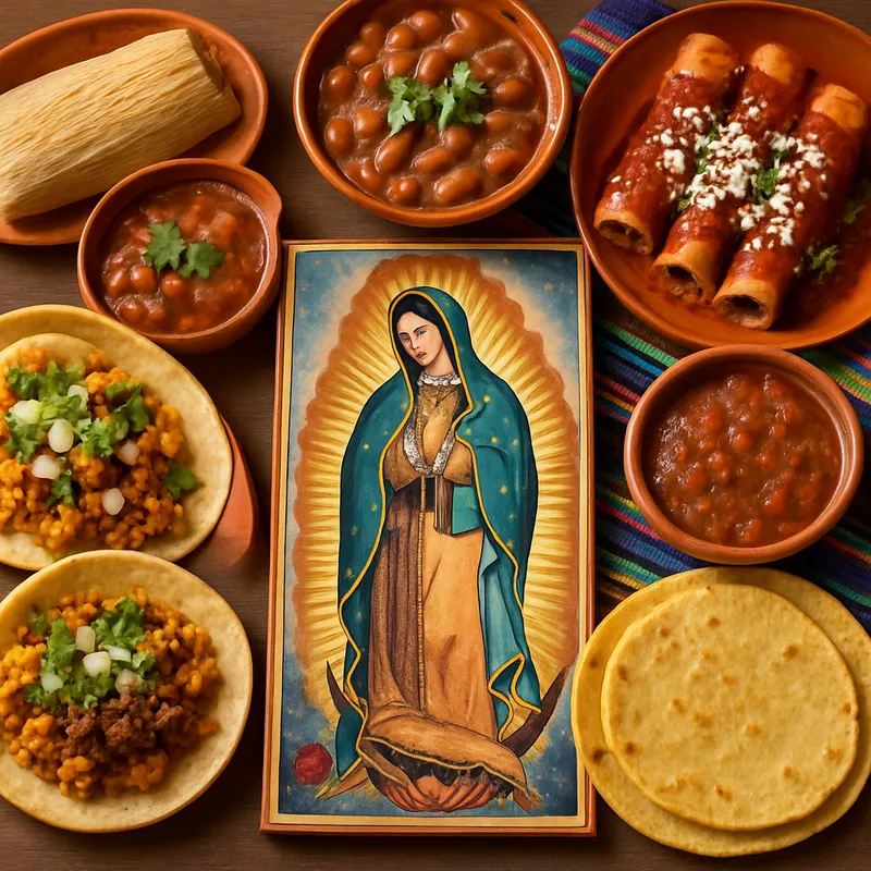 Guadalupe-Festtagsmahlzeit