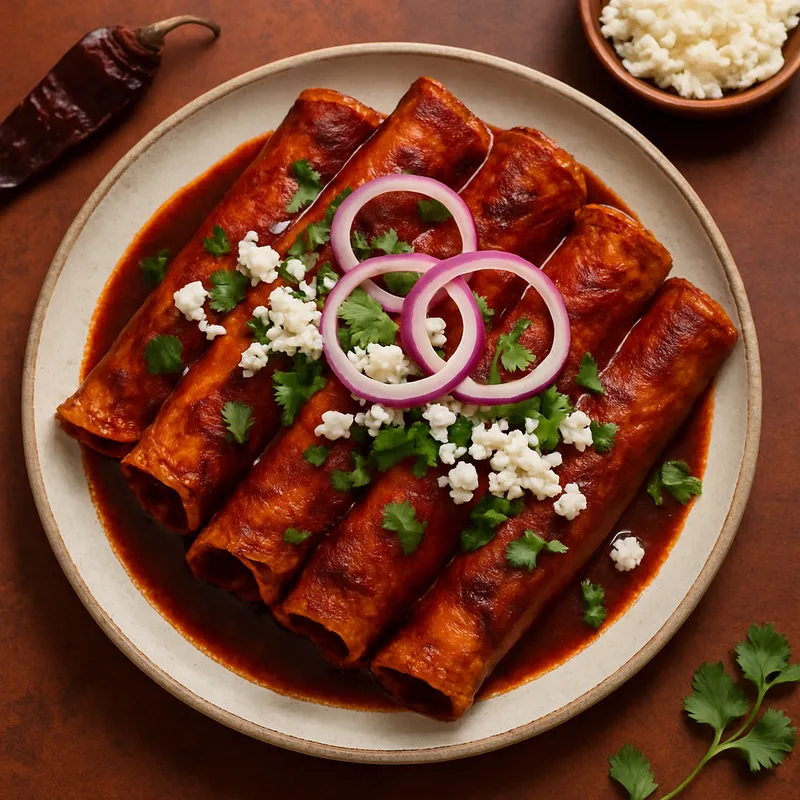 Guajillo-Chili-Enchiladas