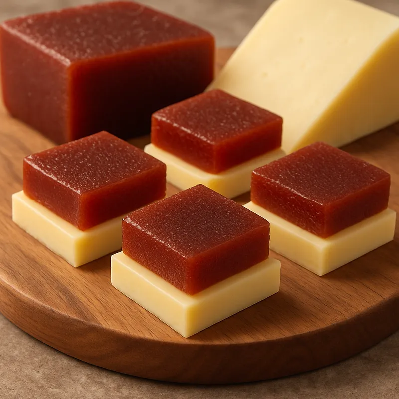 Guavapaste mit Käse