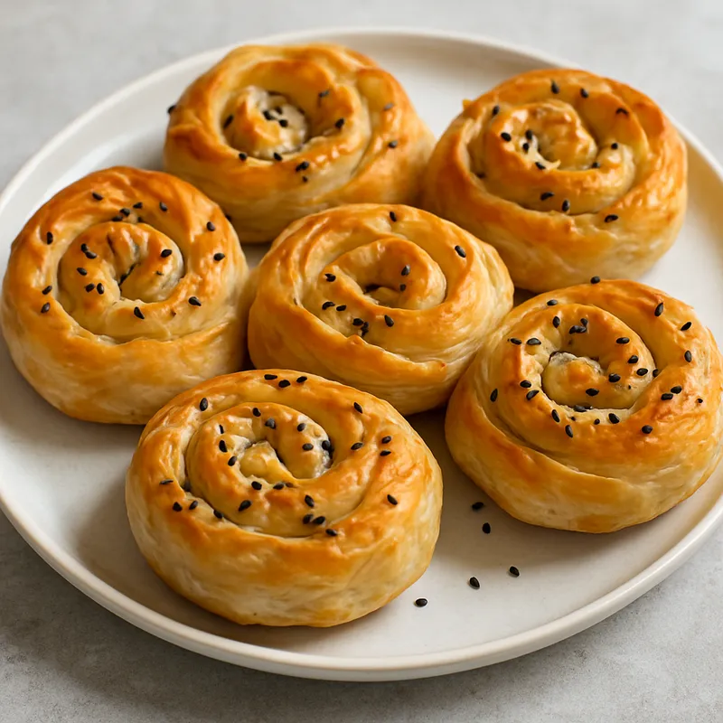 Gül Böreği (Rosenförmiges Gebäck)