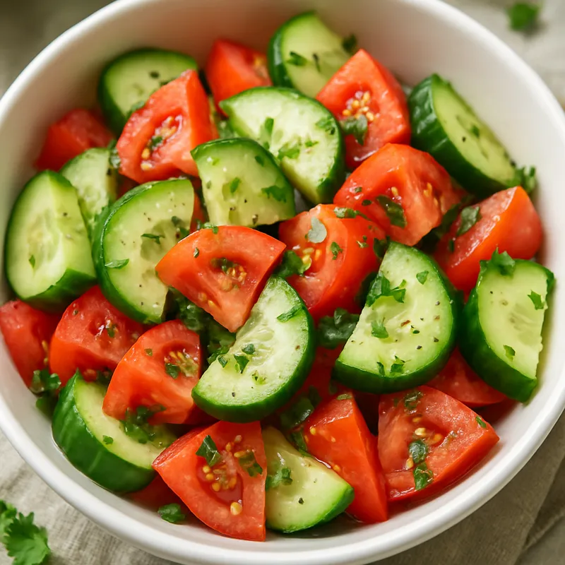 Gurken-Tomaten-Salat