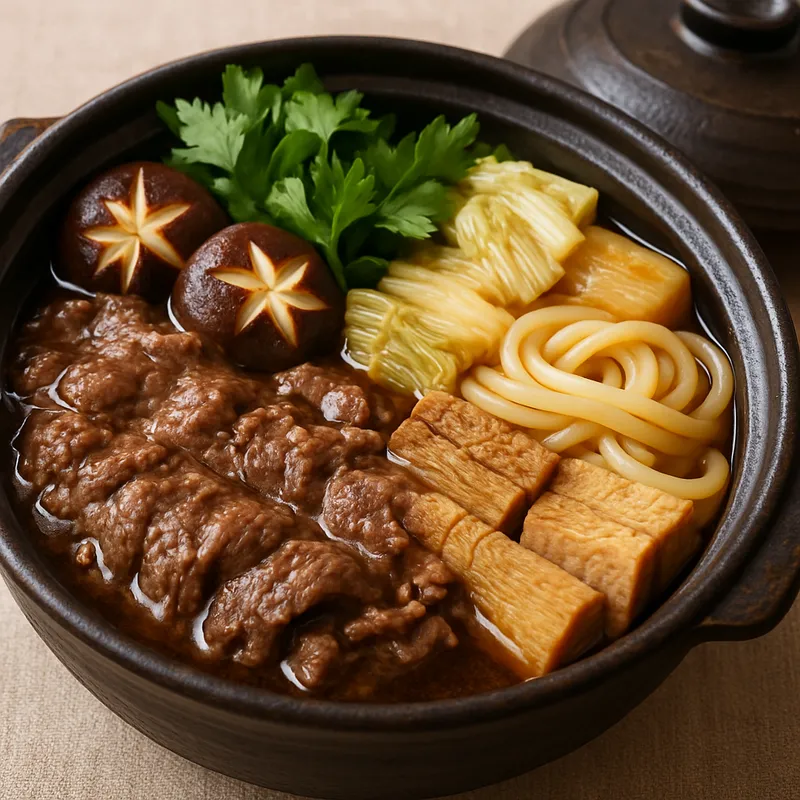 Gyunabe (Japanischer Rindfleisch-Eintopf)