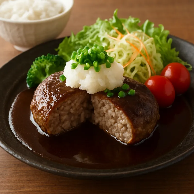 Hackbraten auf japanische Art