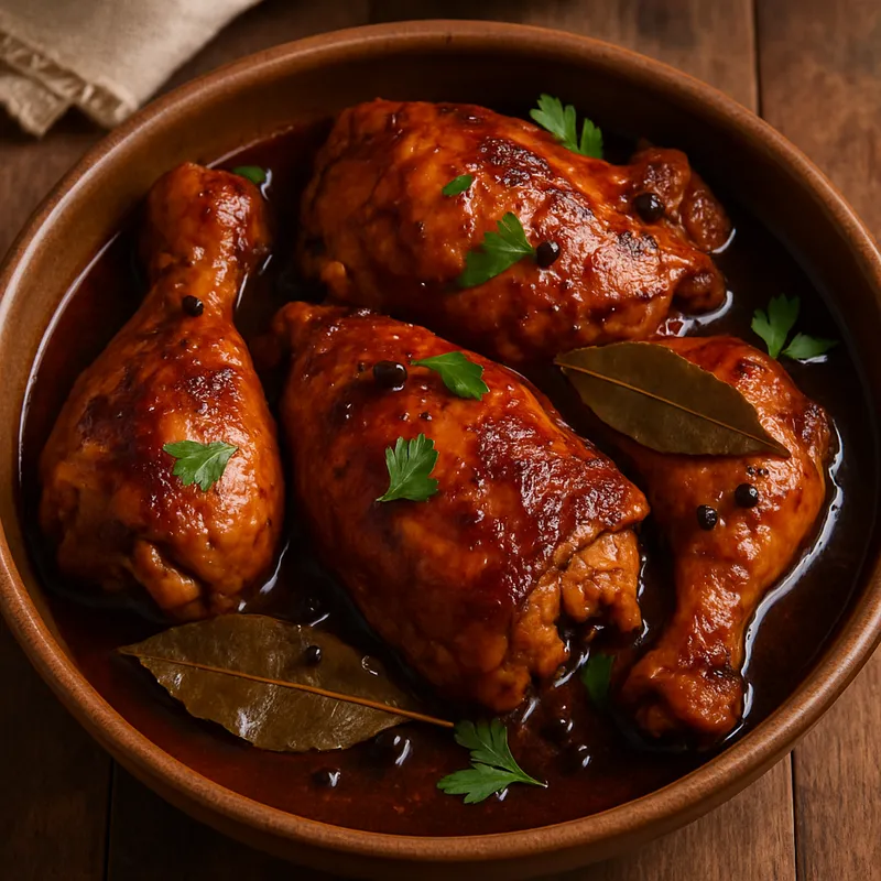 Hähnchen in Adobo