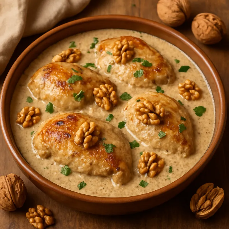Hähnchen in Walnusssauce