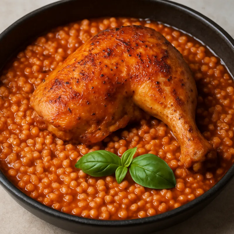 Hähnchen mit Trahana