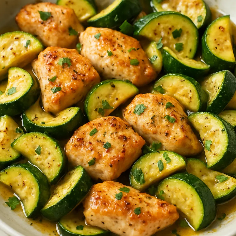 Hähnchen mit Zucchini