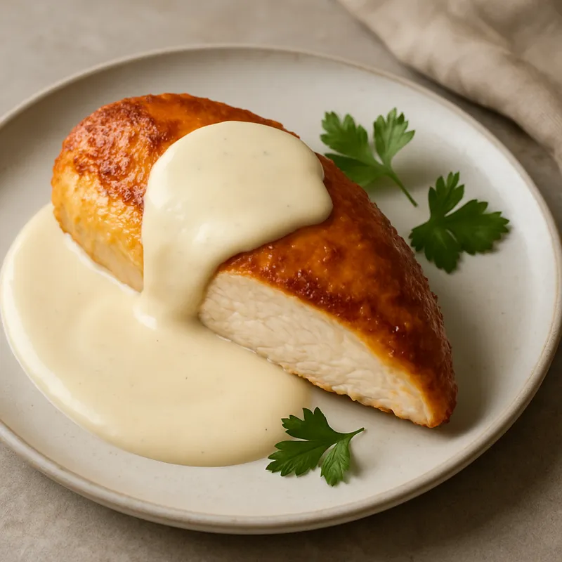 Hähnchenbrust Supreme mit Sauce Supreme