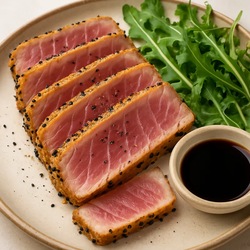 Halbgarer Thunfisch