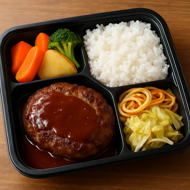 Hamburg Steak Bento