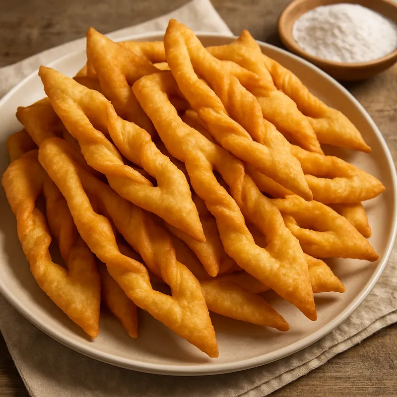 Hamur Kizartmasi (Frittierte Teigstreifen)