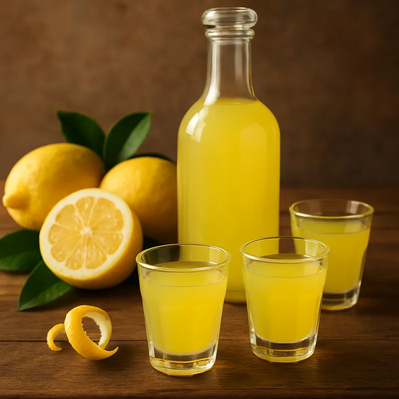 Hausgemachter Limoncello