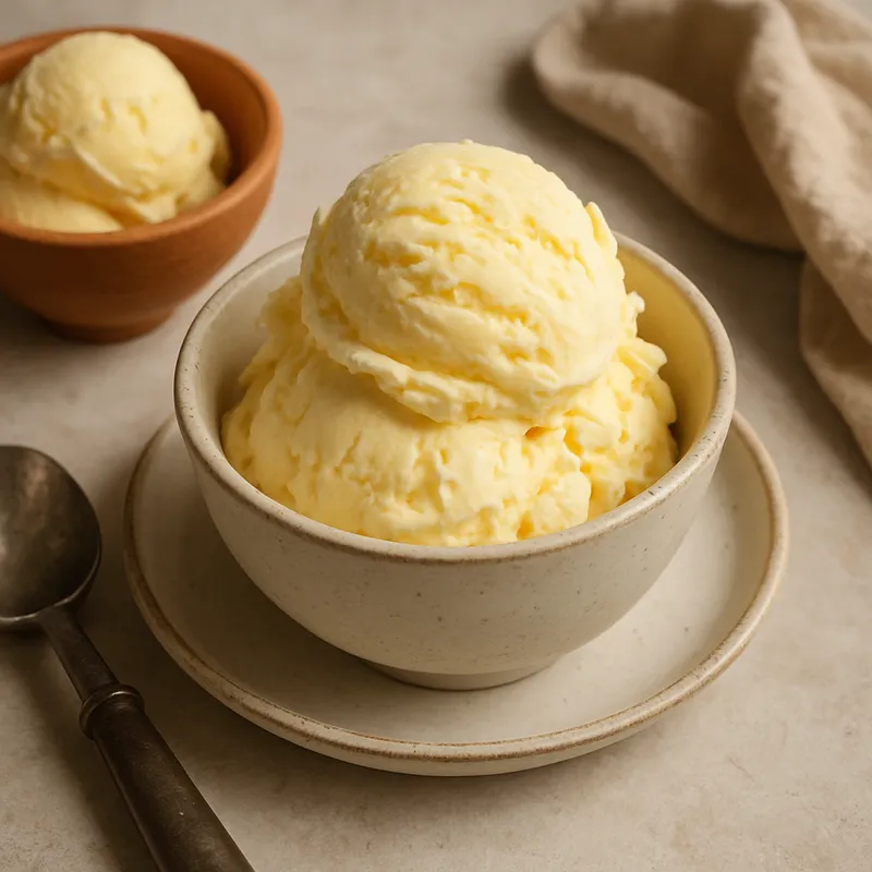 Helado De Mantecado (Traditionelles Spanisches Eis)