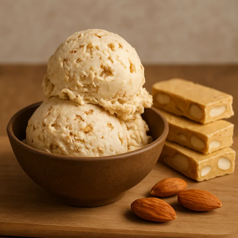 Helado De Turron (Nougat-Eis)