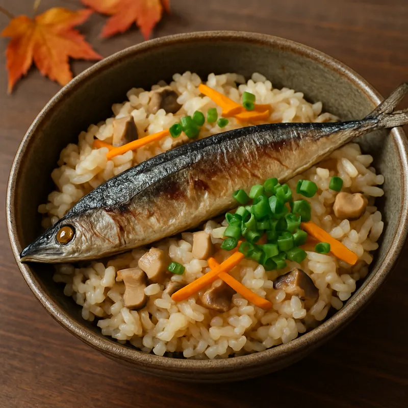 Herbstlicher Sanma-Reis