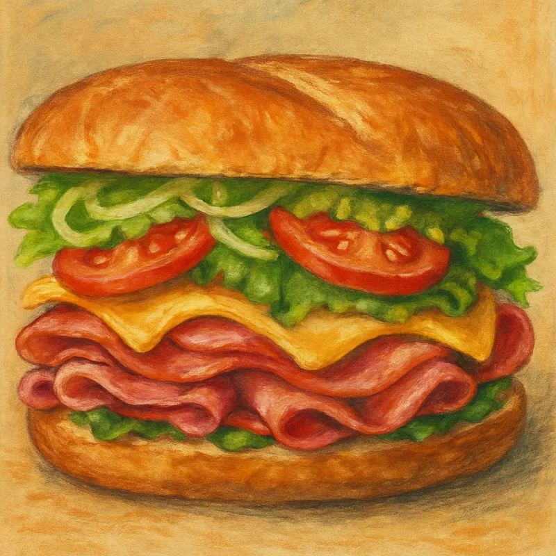 Hero Sandwich (New Yorker Art)
