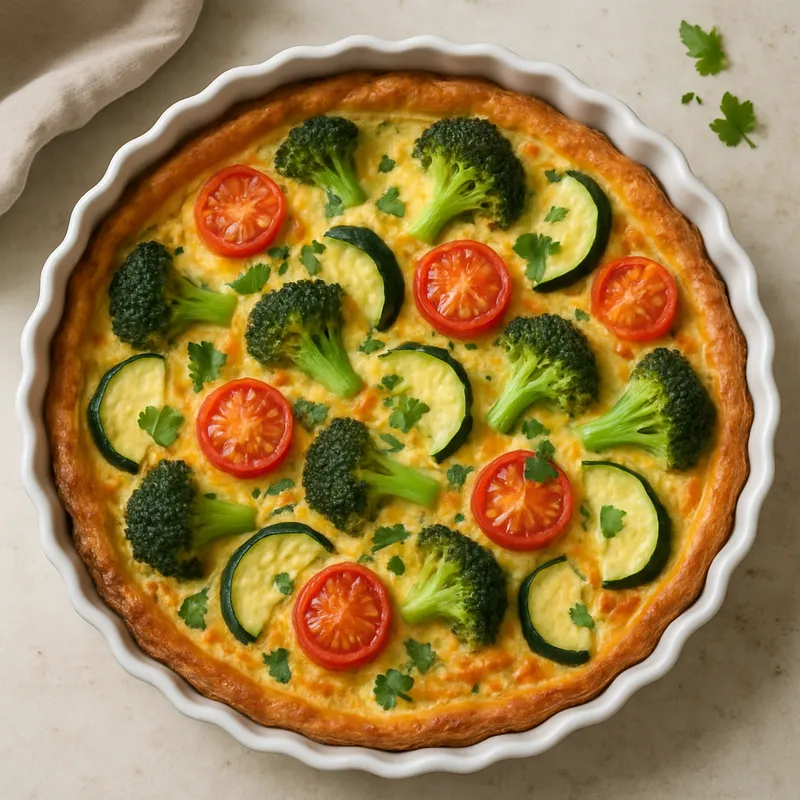 Herzhafter Gemüse-Clafoutis