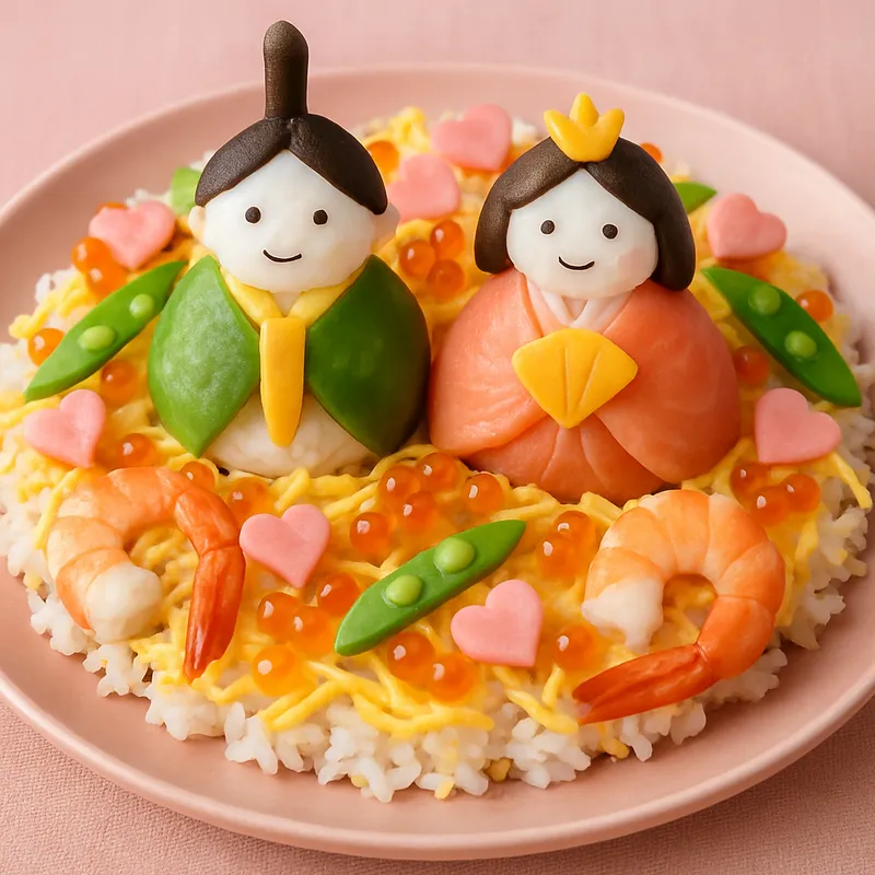 Hina Matsuri Chirashi (Puppenfest-Sushi)