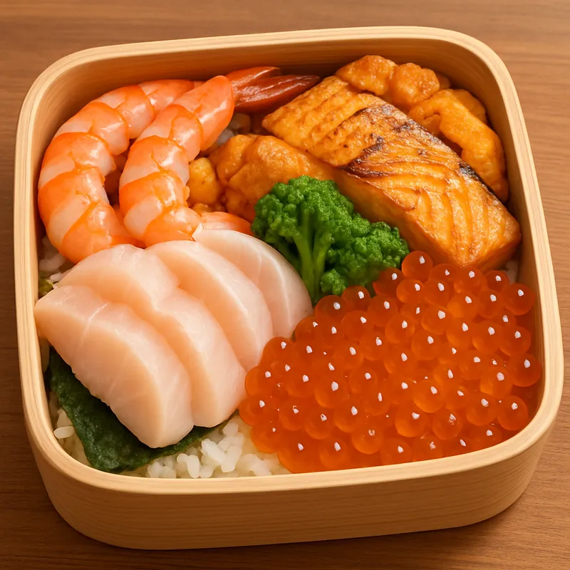 Hokkaido Bento (Meeresfrüchte-Bento)