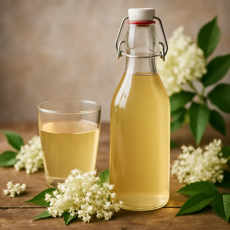 Holunderblütensirup