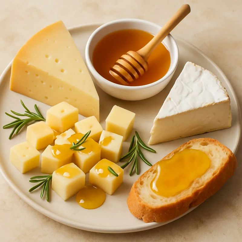 Honig-Käse-Menü