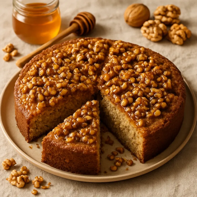 Honig-Walnuss-Kuchen