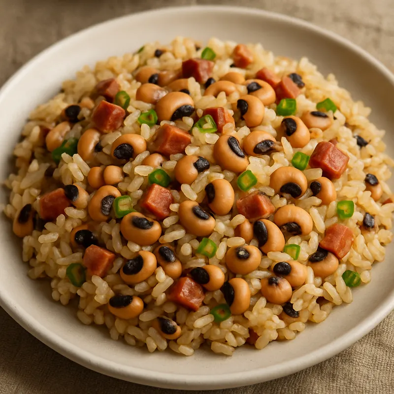 Hoppin John (Schwarzaugenbohnen mit Reis)