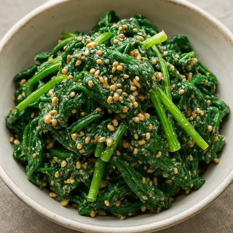 Horenso No Goma-ae (Spinat-Sesam-Salat)