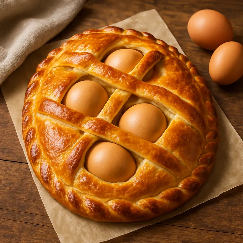 Hornazo de Pascua (Spanische Osterpastete)