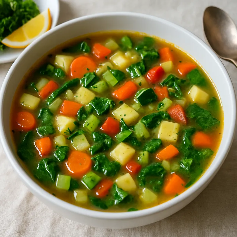Hortosoupa (Griechische Gemüsesuppe)