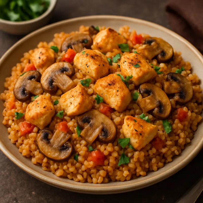 Hühner-Bulgur-Pilaw