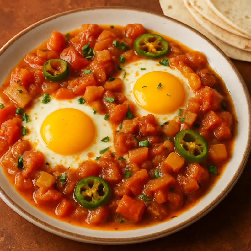 Huevos Al Albañil (Maurerer-Eier)