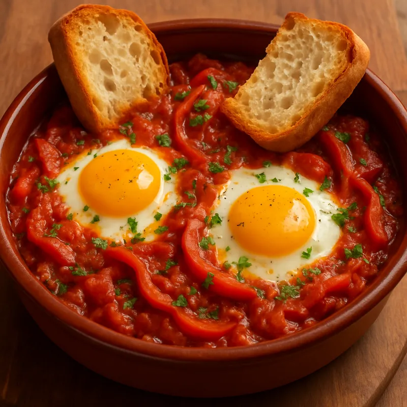 Huevos Al Plato (Spanische Ofeneier)