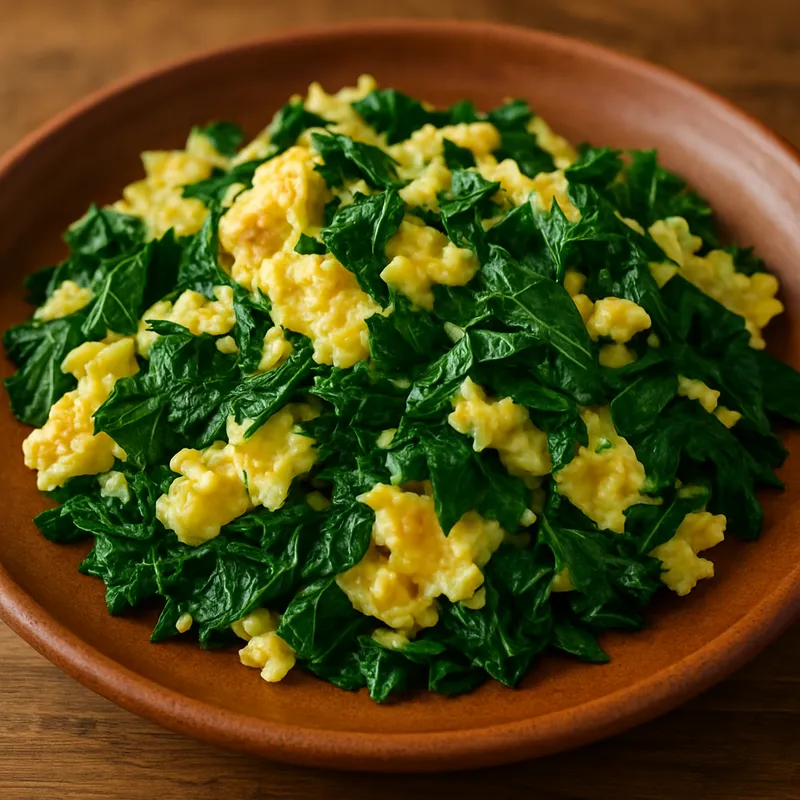 Huevos Con Chaya (Eier mit Chayablättern)
