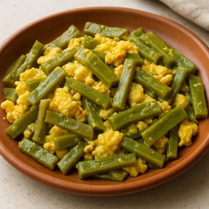 Huevos con Nopales (Eier mit Kaktus)