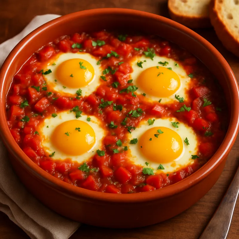 Huevos En Cazuela (Eier im Auflauf)