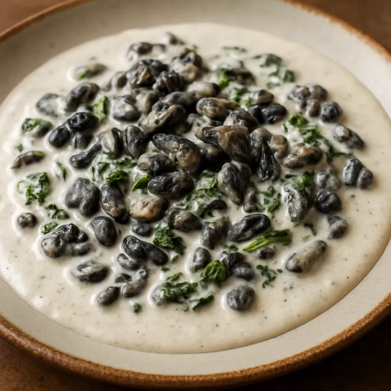 Huitlacoche mit Sahne