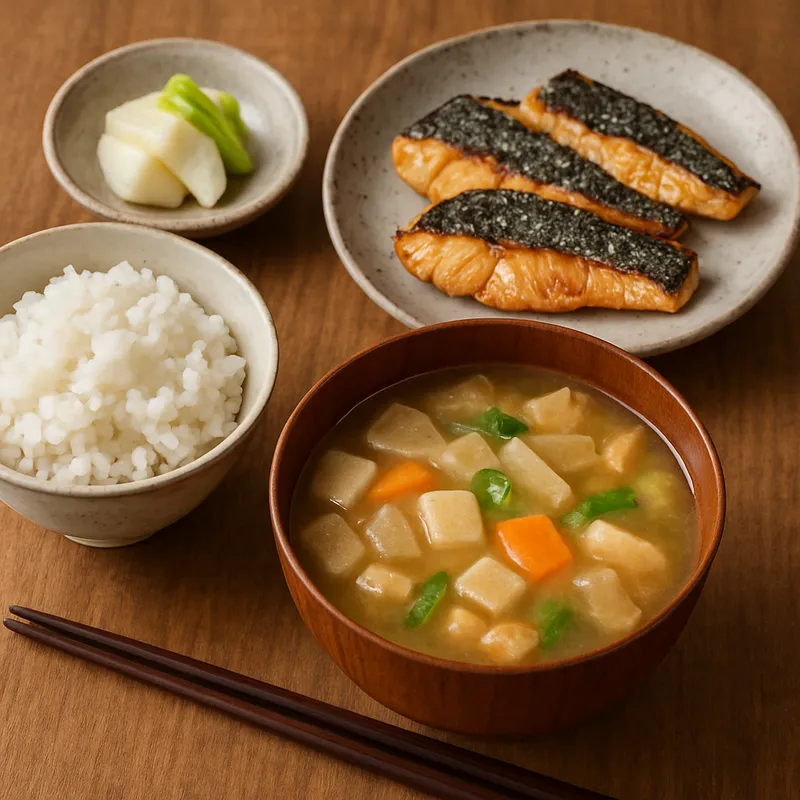 Ichiju Sansai (Eine Suppe, drei Beilagen)
