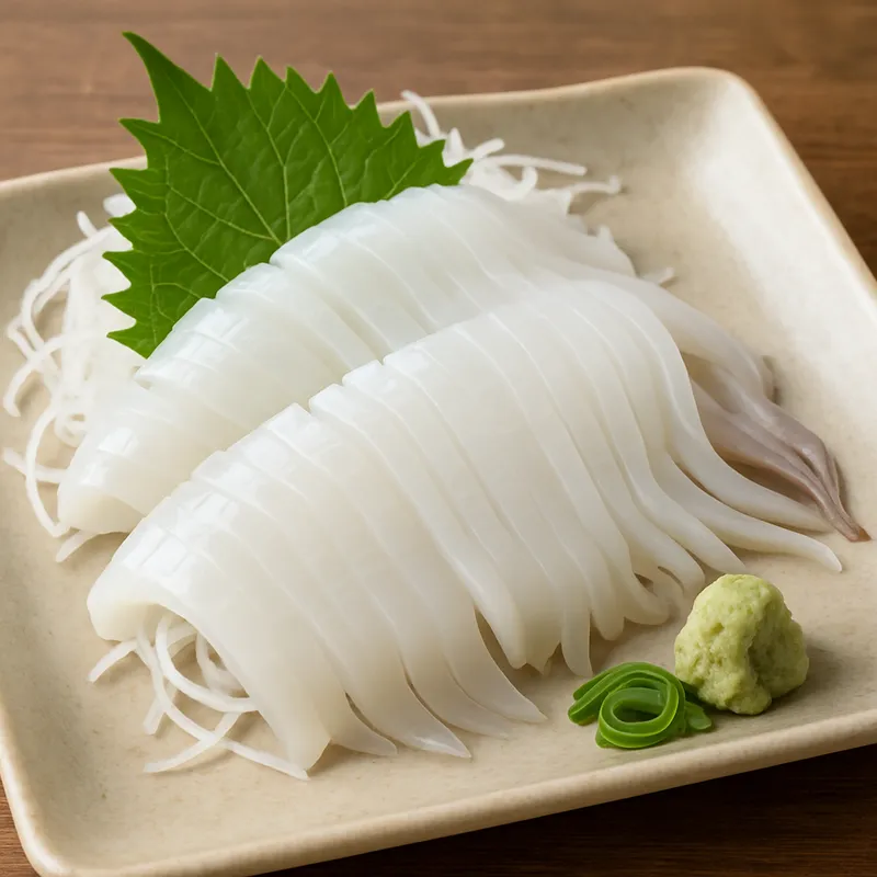 Ika Sashimi (Tintenfisch-Sashimi)