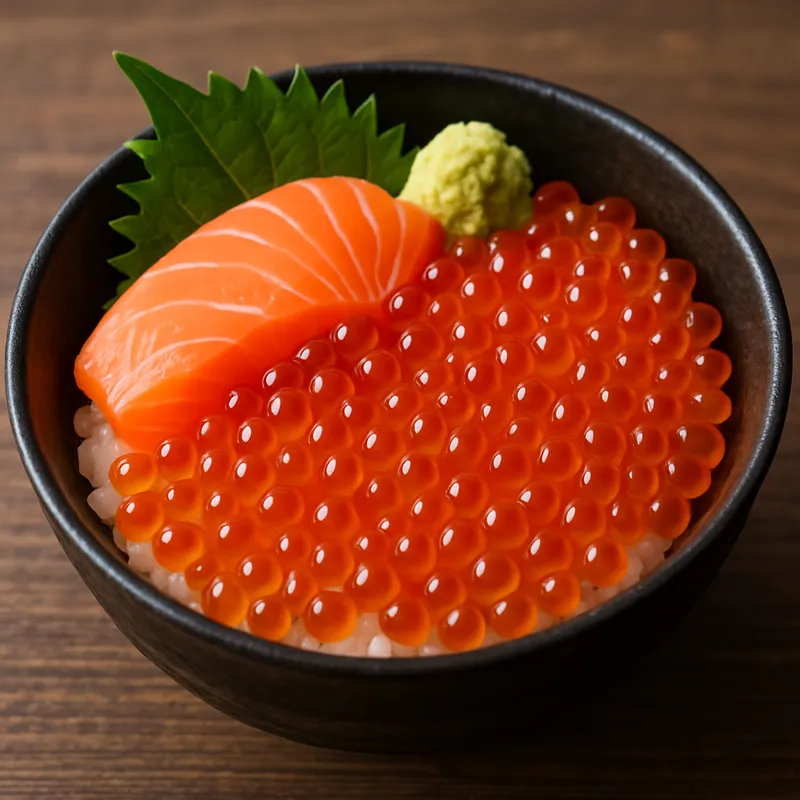Ikura Don (Lachs-Rogen-Reisschüssel)