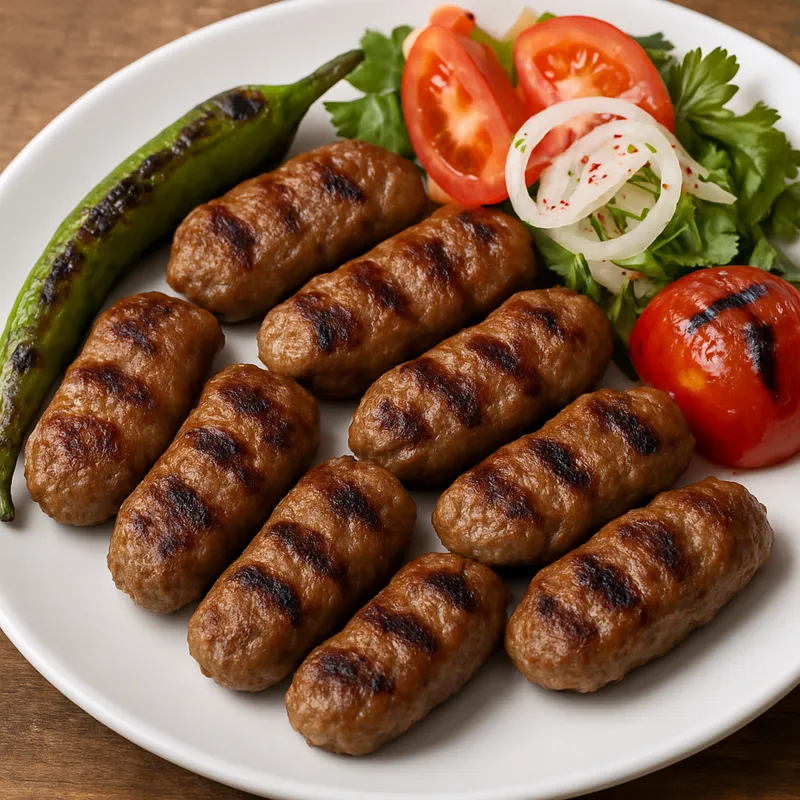 Inegöl Köfte (Gegrillte Fleischbällchen aus Bursa)