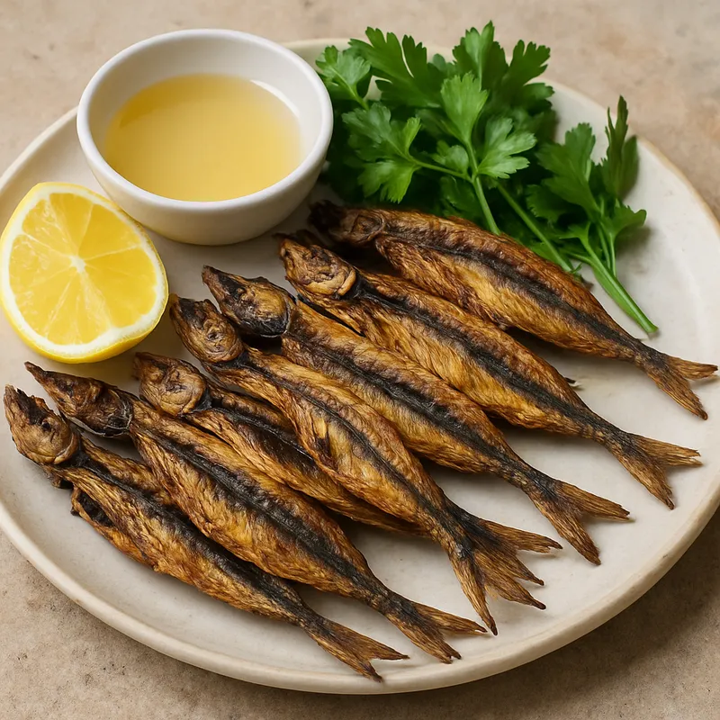 Çiroz (Getrocknete Makrele als Vorspeise)