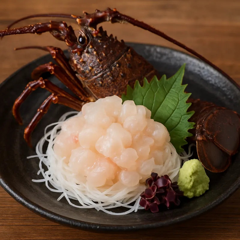 Ise Ebi Sashimi (Stachelhummer-Sashimi)