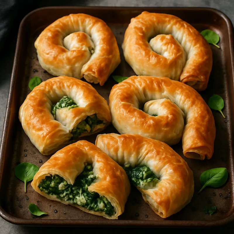 Ispanakli Börek (Spinat-Gebäck)