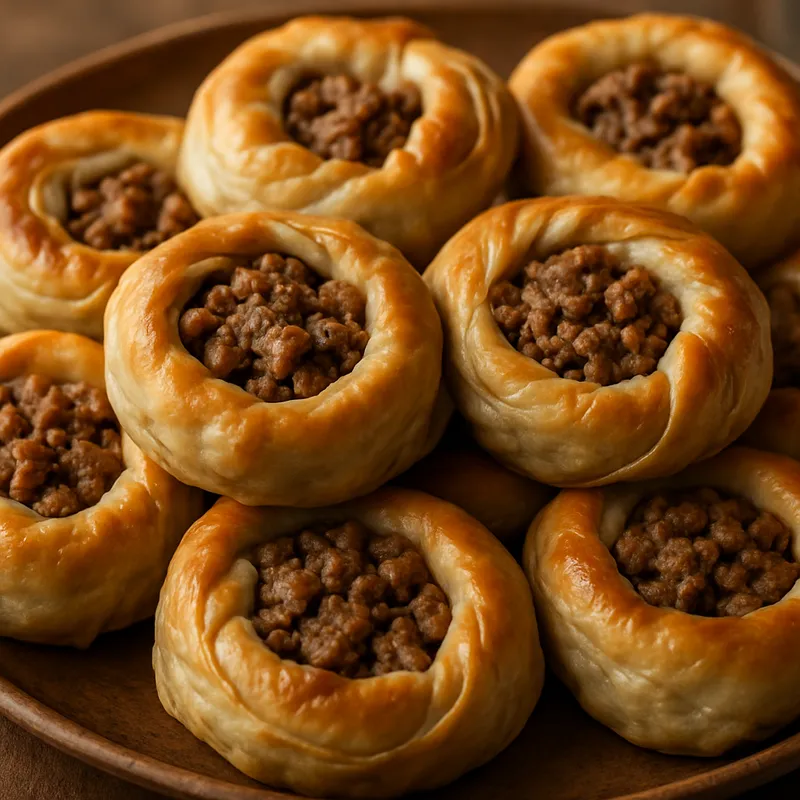 Isparta Dolama (Isparta Schichtgebäck mit Fleisch)