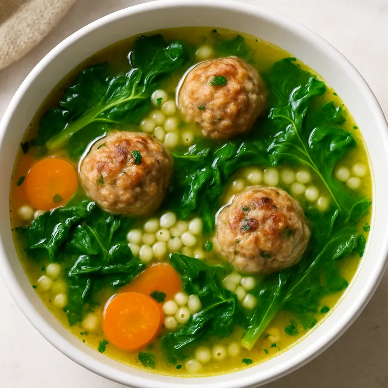 Italienische Hochzeitssuppe