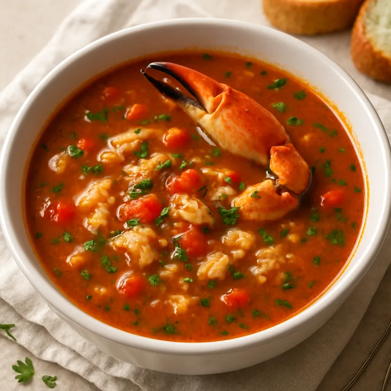 Italienische Krabbensuppe