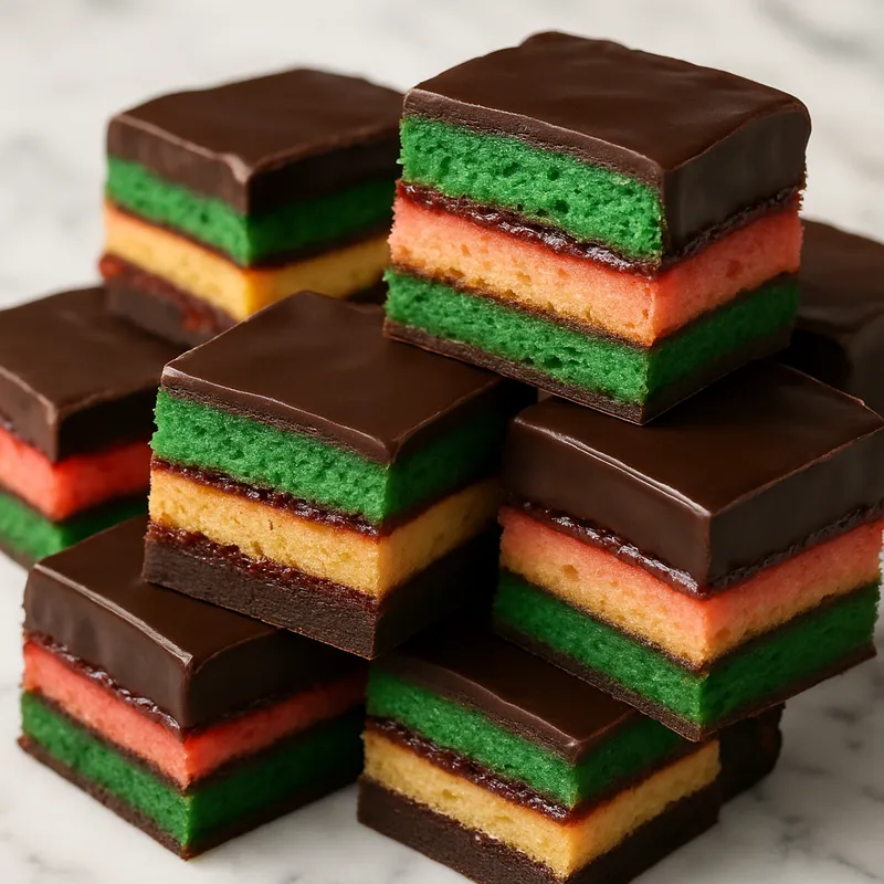 Italienische Regenbogenkekse