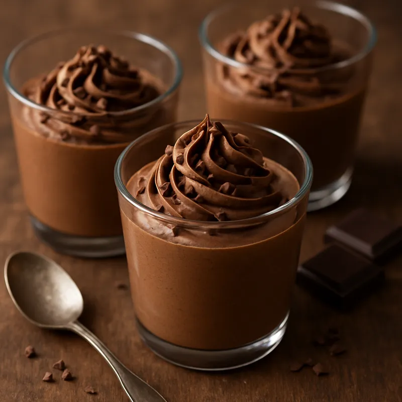 Italienische Schokoladenmousse