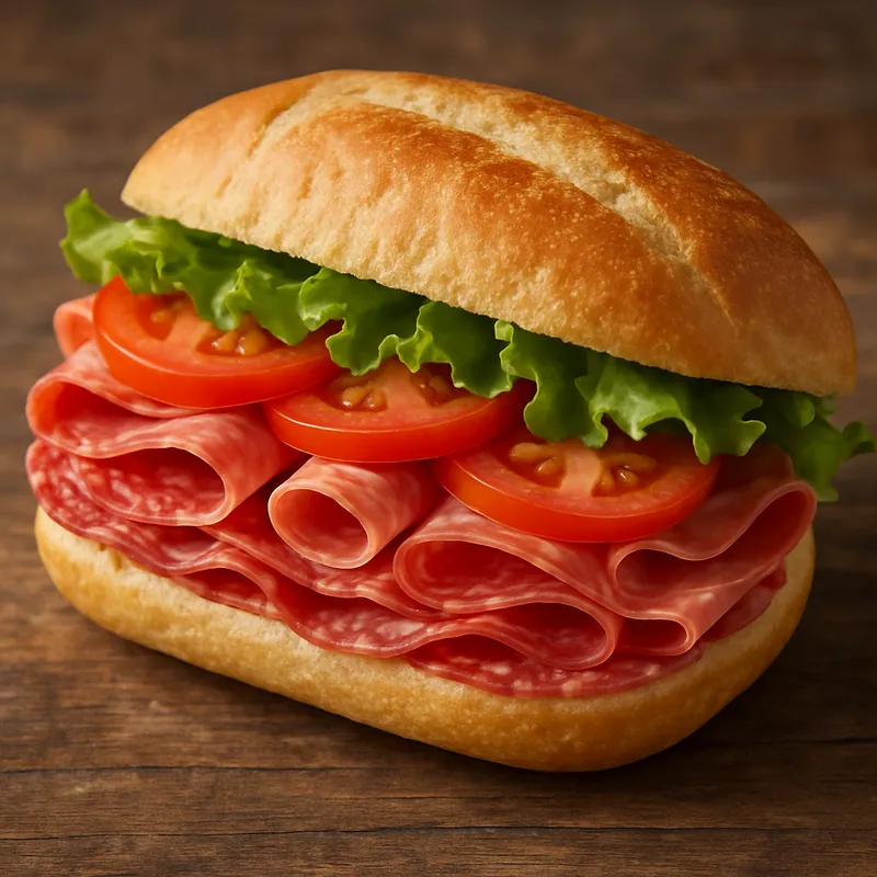 Italienisches Wurstbrötchen
